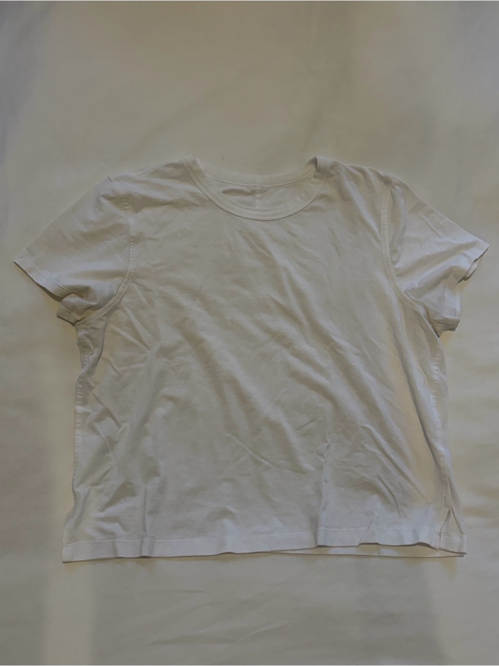 lululemon athletica White Short Sleeve Crew Tee